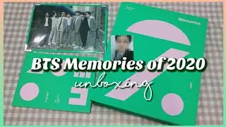 UNBOXING BTS MEMORIES OF 2020 DVD