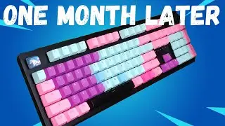 Tai-Hao Rubber & Miami Keycaps on my RAZER Huntsman Elite // ONE Month Later!