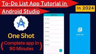 To Do List App Tutorial Android Studio || Android Studio Project || To-Do List
