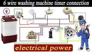6 wire timer diagram |6 wire washing machine timer connection |washing machine complete wiring |ELT