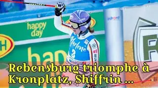 Rebensburg triomphe à Kronplatz, Shiffrin chute en première manche