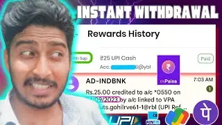 Mpaisa - instant withdrawal using Paytm phonepe Googlepay #upiwithdraw #noinvestmentapps #paytmmoney