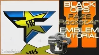 Faze Rockst4r Logo : Call of Duty Black Ops 2 Emblem Tutorial