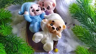 Мыловарение• Мишка в пижаме форма от Наташи Орбели