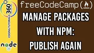 Manage Packages with NPM: Publish Again NodeJS and ExpressJS