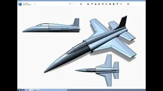 Autodesk 123d Design Fighter Jet tutorial part 1