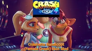 Crash Bandicoot 4 Its About Time Crashette Bandicoot (Female Crash) Skin Mod
