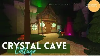 (300k) Crystal Cave Cottage // Bloxburg Speedbuilds
