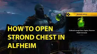 How to open the Strond chest in Alfheim. God of War Ragnarok on PS5. #gameplay #ps5 #godofwar #gow
