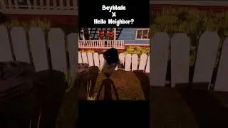 We got TRASH CAN BEYBLADE in Hello Neighbor! #helloneighbor