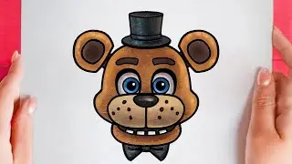 Como dibujar a freddy fazbear paso a paso - FNAF