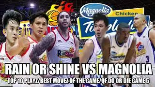 RAIN OR SHINE VS MAGNOLIA DO OR DIE GAME 5/TOP 10 PLAYZ/BEST MOVEZ #viralvideo #pbaupdates #pba