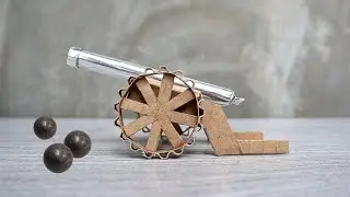 POWERFUL TINY CANNON THAT SHOOTS | Science Project Experiment Ideas