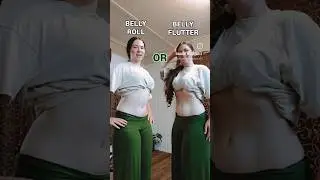 Belly roll or belly flutter? 🤔