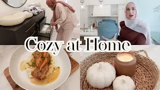 Cozy at Home Vlog | Fall decor, cooking, decluttering and organizing