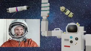 День космонавтики. (3Д анимация).