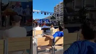 Хургада, отель   sunrise aqua joy.  море возле заброшенного отеля.
