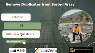 leetcode remove duplicates from sorted Array Golang | leetcode # 26 | Coding interview Questions