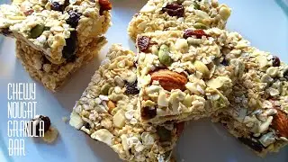 Soft Nougat-Style Nut Oat Bars: Full Step-by-Step Process