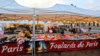 Inside a French Regional Market 🇫🇷 | Fresh Pastries, Perfumes & More! 4K 50 FPS