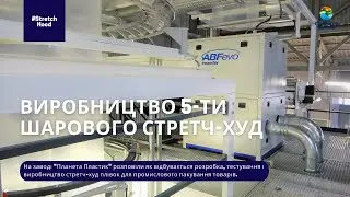 Виробництво стретч-худ плівки. Пакування на піддонах. Stretch Hood. Пленка для упаковки на палетах.