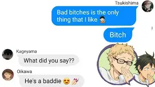 Haikyuu Lyric Pranks | Tsukishima lyric pranks the gc | No type