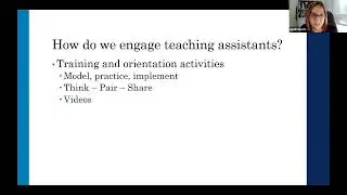 Teaching the teaching assistants: Ensure success in the lab classroom