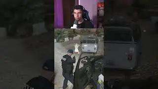 Man charges at me with knife during felony stop... #shorts #lspdfr #gta5