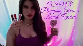 ASMR Lip Plumping Gloss & Liquid Lipstick Try On Haul (Whispered) 💋💄👄