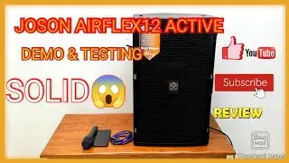 DEMO | JOSON AIRFLEX 12 ACTIVE SPEAKER | SOLID!!! | HIDDEN FEATURES😱😱😱
