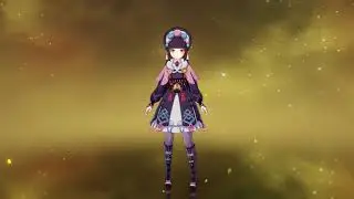 Yunjin character Idle animation only || Genshin Impact