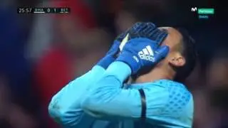 Cantada de Keylor Navas Real Madrid x Betis 11/03/2017
