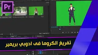 تفريغ الكروما فى ادوبي بريمير Adobe Premiere