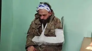 Кадры опроса британского военного наемника Эндрю Хилла, воевавшего на Украине