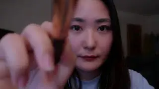 Spit painting you ASMR with 카메라 브러싱 | camera brushing | 스핏페인팅 asmr