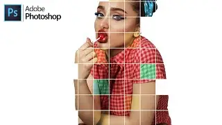 Square Mosaic Collage Photo Effect In Photoshop CC 2021 | Photoshop Tutorial | Square Effect