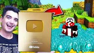 1.000.000 ABONE PLAKETİ İÇİN ELMAS TOPLADIM !! - Minecraft
