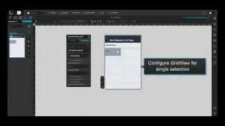 How to configure Grid View with Multiple Selection