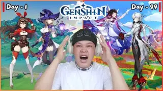 Menjadi Sepuh Dalam 100 Hari Bermain Genshin Impact‼️‼️‼️| Spesial Content - Genshin Impact