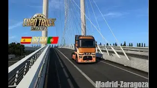 İBERİA DLC MADRİD DEN ZARAGOZAYA TESLİMAT RENAULT ETS2 TÜRKÇE #2
