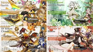 NEW UPDATE!! 5.1 BANNERS: XILONEN & NAHIDA (PHASE I & II) & RERUNS CHARACTERS - Genshin Impact
