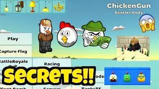 CHICKEN GUN NEW SECRETS AND EASTER EGGS UPDATE 4.3.02 SUPERMARKET NEW MAP