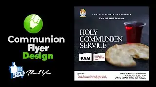 How to Design a Church Flyer | CorelDraw Tutorial 2023