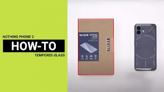 Nothing Phone 2 Tempered Glass Screen Protector install!⚡(No bubbles!)