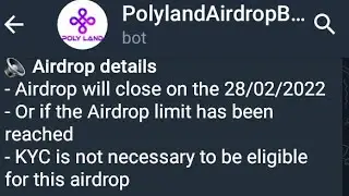 AIRDROP TELEGRAM POLYLAND