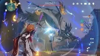 Fighting Genshin's snake puppy