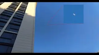 Сигарообразное НЛО над Москвой 4K
