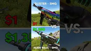 The Most EXPENSIVE Rust Skin Vs. The Cheapest Skin In Rust?! (Weapons) 👀