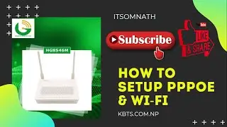 GiGabyteHG8546M PPPOE & WiFI SETUP Gigabyte Exim Pvt.Ltd.#ITsomnath