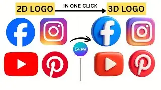 Turn Any 2D Logo into 3D Using Canva AI (Easy Method!)